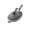 Padella nera 32 cm in acciaio inox SUS304