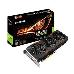 GIGABYTE NVIDIA GTX 1060 G1 Gaming D5X 6G Used Graphics Card