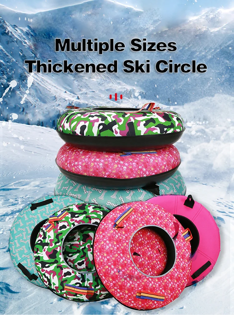 Hot Sale Winter Sport Inflatable Towable Snow Sled Tube Inflatable Ski