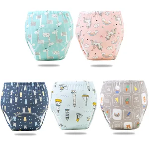 Baby Training Pants, Underwear, Washable Diaper Pocket Training Pants, Baby Cloth Diapers, Summer Pure Cotton Breathable Diapers