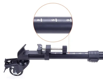 Yunteng YT-900 Professional 3-Wheel Pulley Foldable Dolly Base Stand Universal Camera Tripod with High Visibility Features product image