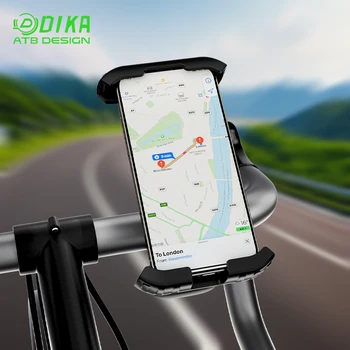 DIKA Bicycle Phone Holder Road Mountain Cycling Bracket Motorcycle Mobile Cellphone Support Stand Mount Gps For Bike Accessories