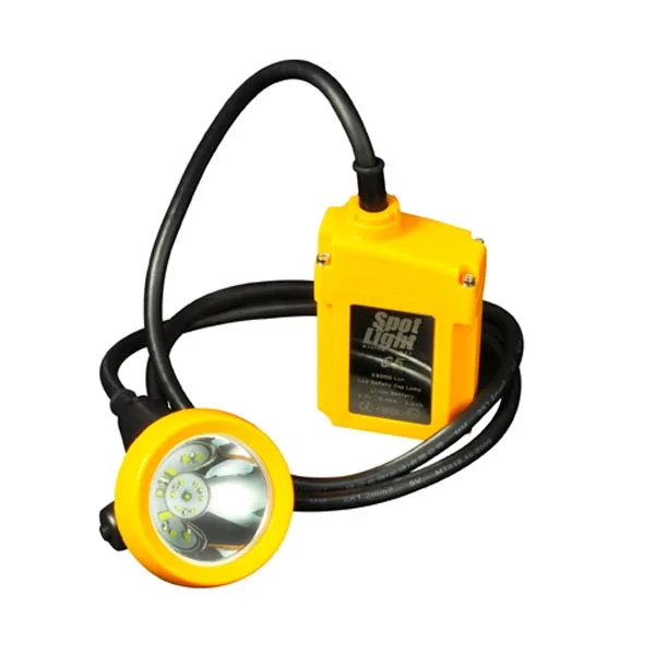 20000 Lux Underground Coal Mining Light Rechargeable LED Miner Cap Lamp With Charger