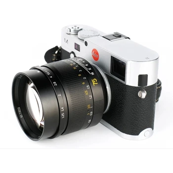 7 Artisans 75mm F1.25 Portrait Lens Lei Ca M-mount Fixed Focus Camera Lens for Photo Picture Shooting Photography Accessory detail image