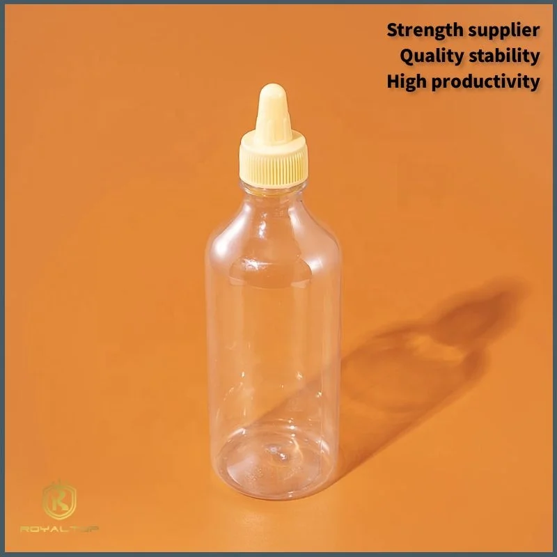 Food Grade Transparent Squeeze Sauce Bottle 200ml 300ml 500ml 660ml Tomato Ketchup Chili Hot Sauce Plastic PET Empty Bottle