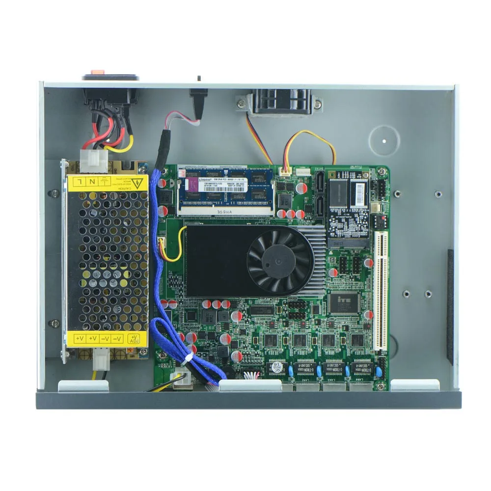 Shenzhen Factory Atom D525 Dual Core 1U Firewall Hardware for Network Security Fit for Popular Firewall Softwares Openwrt