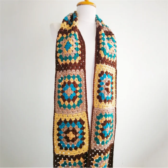 S8114 nuovi 2022 quadrati della nonna sciarpa afgana sciarpe