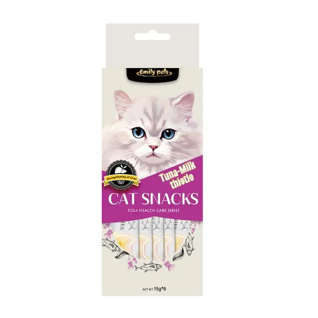 Cat Wet Food factory Liver protection function-Silybum marianum Tuna Salmon Flavor cat Snack Cat Creamy Treats