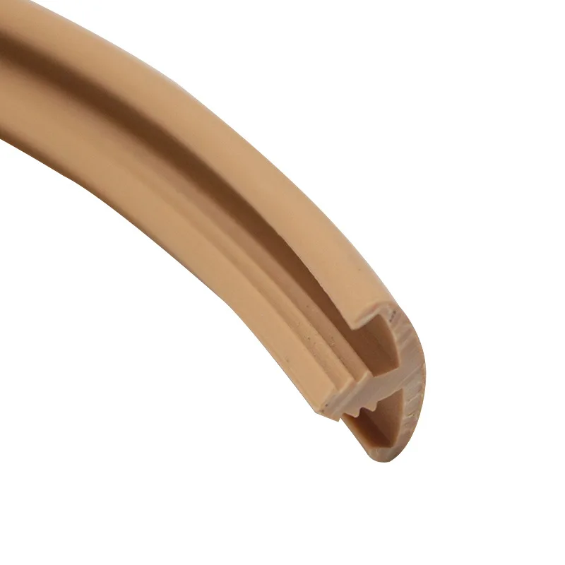 Multiple Colors Different Sizes Silicone Gap Cover Strip T Mould Edge Banding PVC Trim Seal