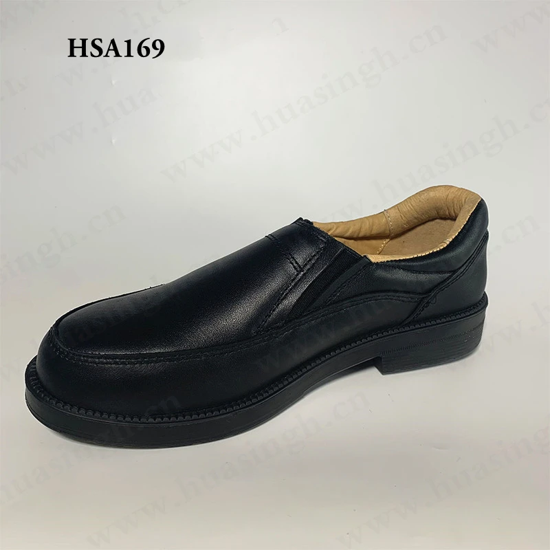 LXG,site Patrol Steel Toe Insert Black Color Men Manager Safety Shoes Kenya Market Popular Pull-on Style Work Shoes HSA169