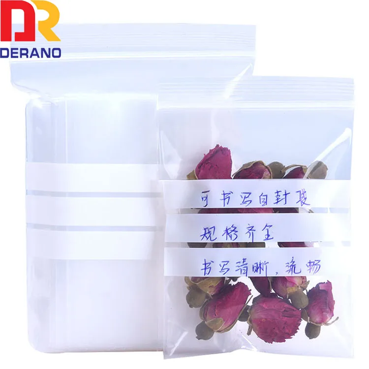 Ziplock Plastic Bag Resealable Plastic Custom Poly Bag