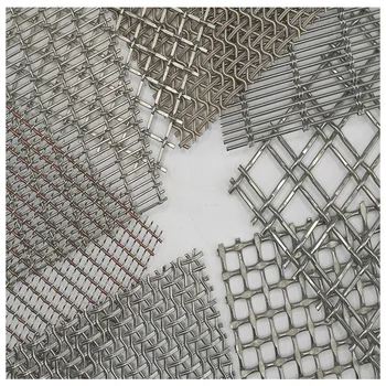 Stainless steel woven wire mesh/ decorative wire mesh for industrial architectural