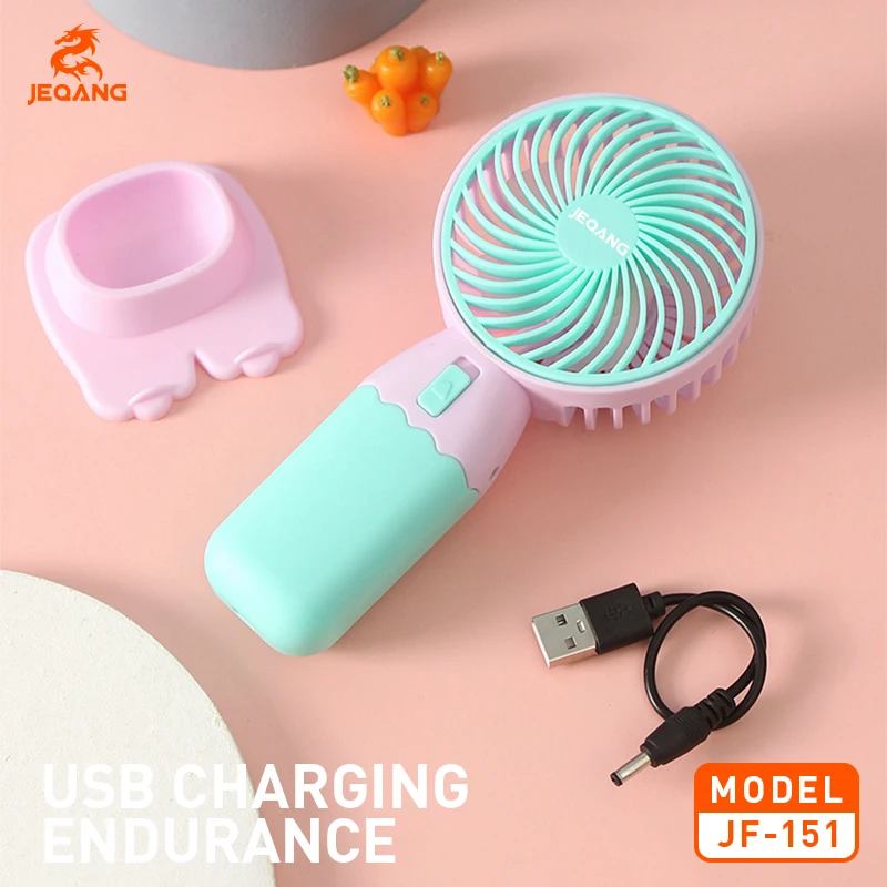 Portable Mini USB Rechargeable Quiet Personal Cooling Fan for Travel Office Outdoor Use-Consumer Electronics
