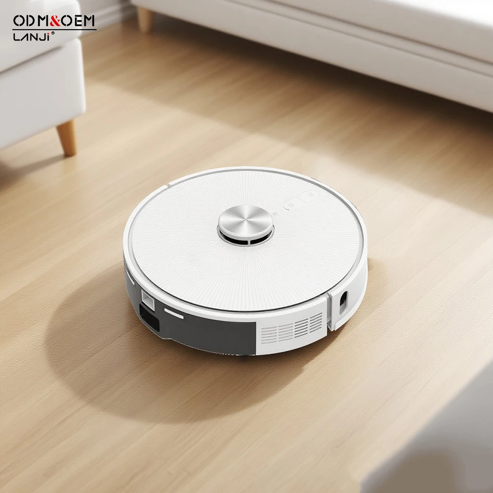 Smart Robot Vacuum Mopper Strong 5000Pa Suction APP/WiFi Controlled Auto-Dust Collection Station Wet Dry Cleaning for Pet EU