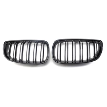 3 series E92 gloss black double line kidney front grille double slat E92 front grille for BMW