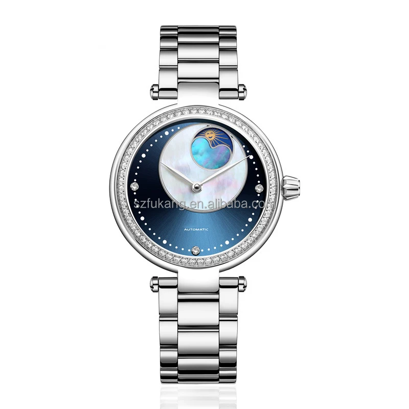 Wholesale Stainless Steel  Automatic Women Watch