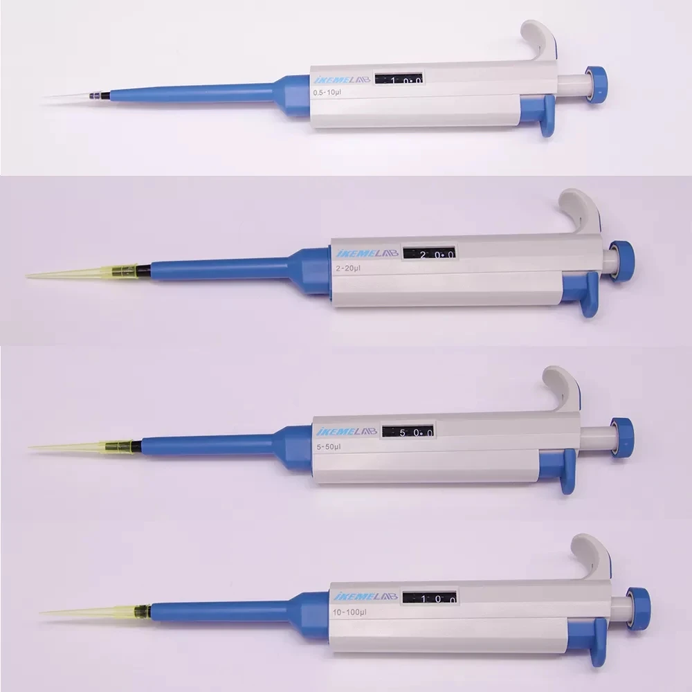 Ikeme Digital Single Channel Pipette Mechanical Variable Micropipettes ...