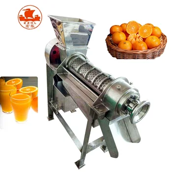 Industrial Stainless Steel Coconut Milk Screw Juice Extractor Fruit Apple Mango Pineapple Juice Crusher Juicer Extractor Machine