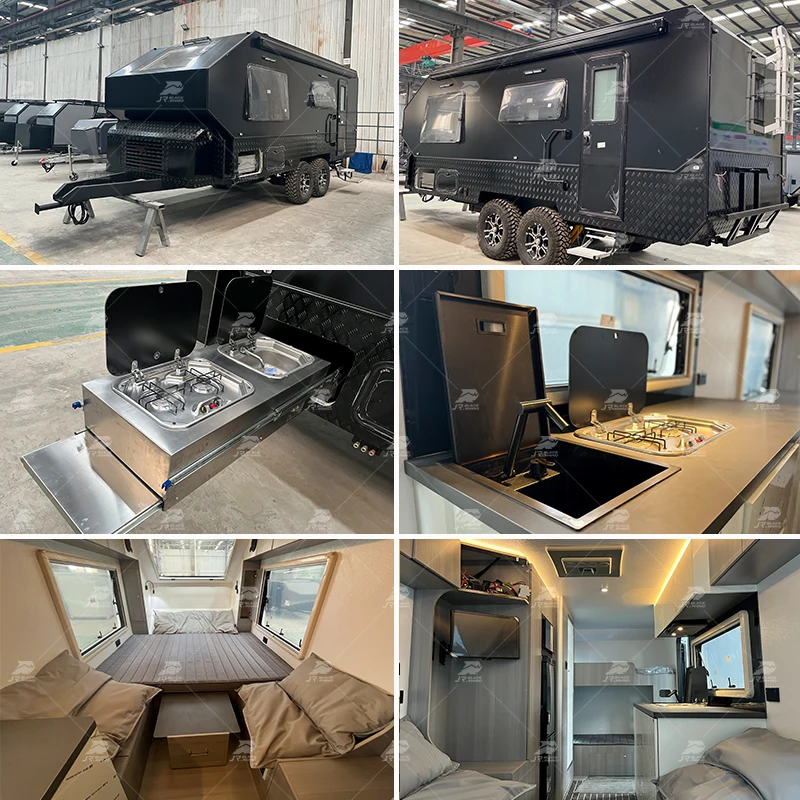 Factory Customization 19Ft Top 5  6 Person Camper on the Road Camper Travel Trailers