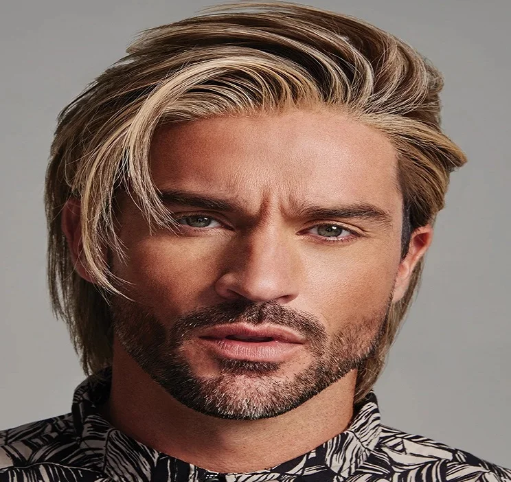 Latest Natural Hair Wig For Men men Wig Short Hair Men's Toupee Wig - Buy Men  Wig,Hair Wig Men,Men Wig Hair Product on 