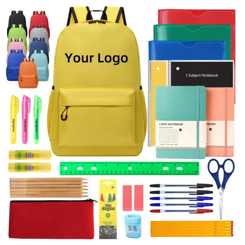 Back to School Stationery Set Office Student Stationery Kit School Supplies Pack Pencil Calculator Eraser Office Supplies Custom