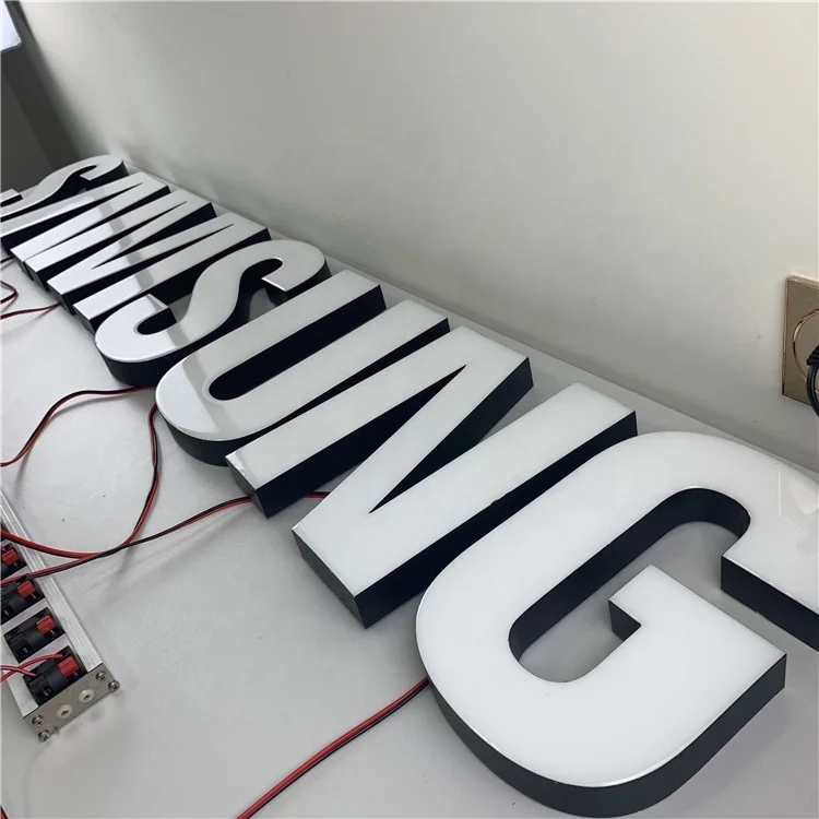 Easy Installation LED Powder Coated Aluminum Returns Channel Letters
