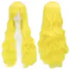 80 rizos amarillo brillante