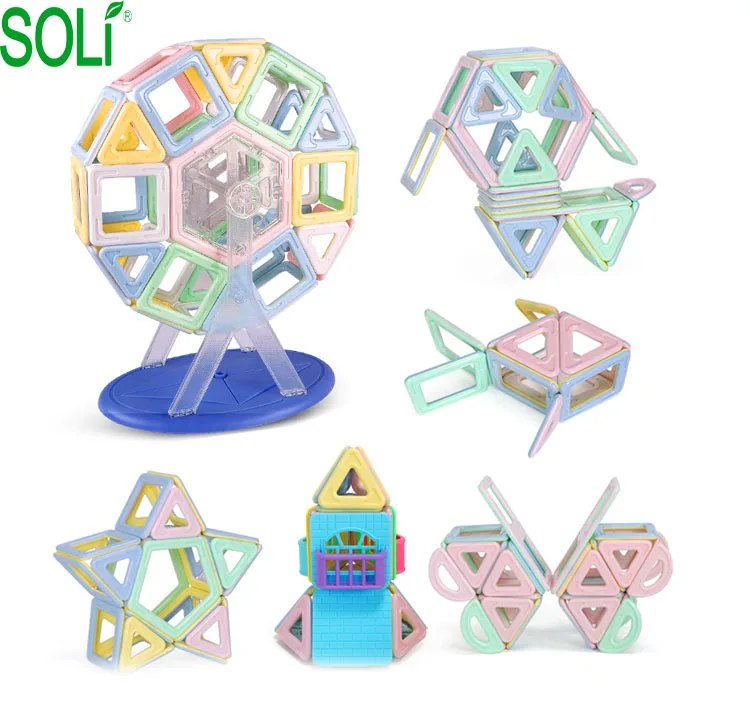 Прямые продажи с фабрики магнитные части здания Конструкторы набор дешевые игрушки Китай