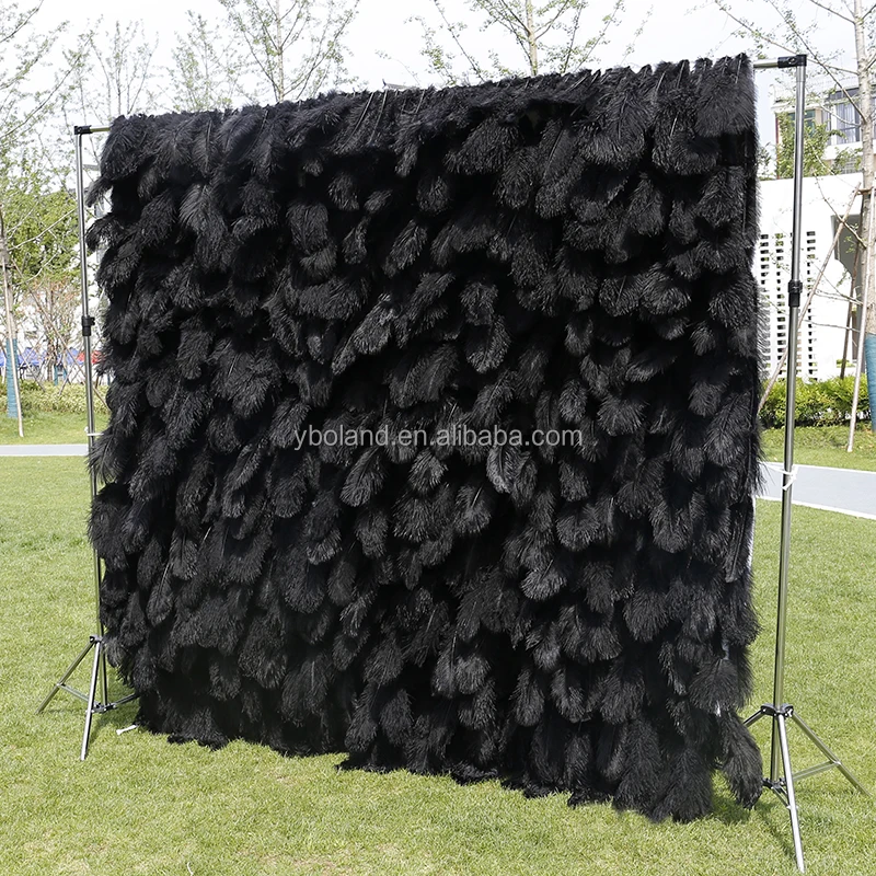 K13 Custom 3D Roll up Fabric Fake Flower Wall Panel Backdrop Black Silk Rose Artificial Flower Wall for Wedding Home Salon Decor