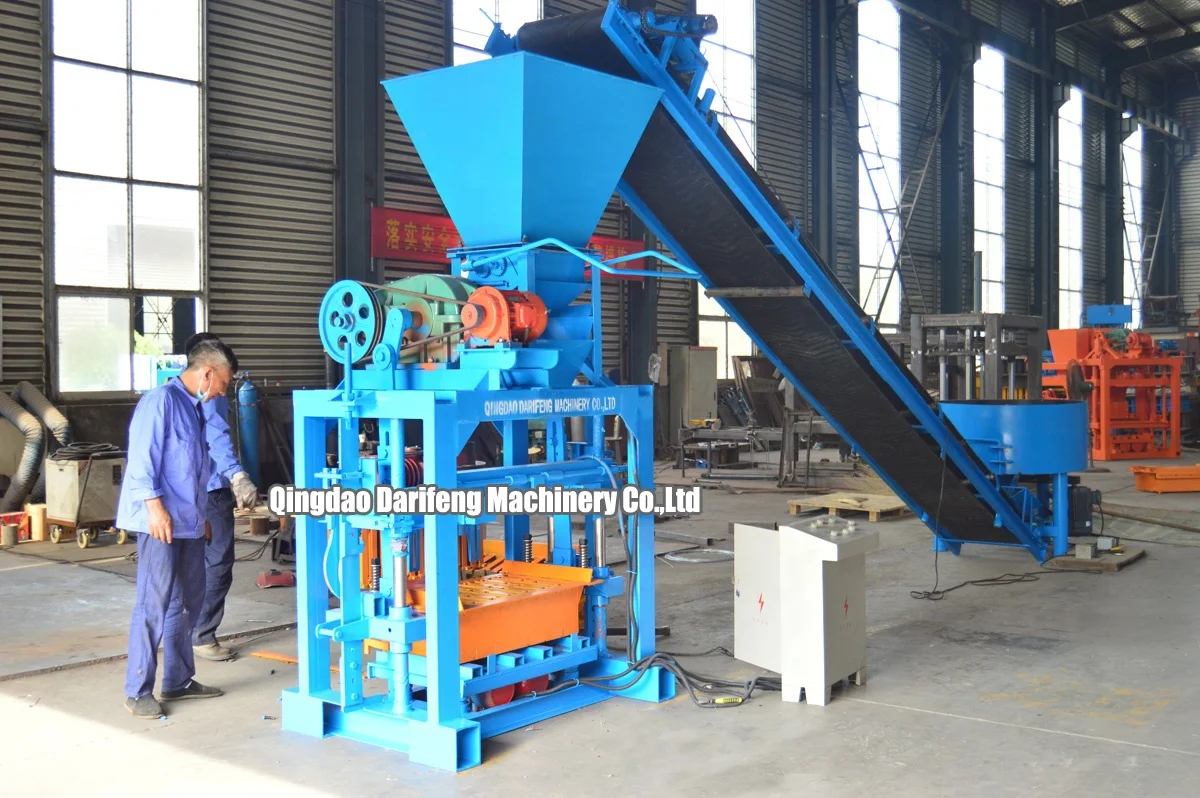 Low Price Hollow Interlocking Block Brick Making Machine 4-35a block ...
