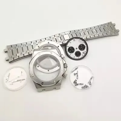 改造時計アクセサリー42MMオークオクタゴナルケースダイヤル