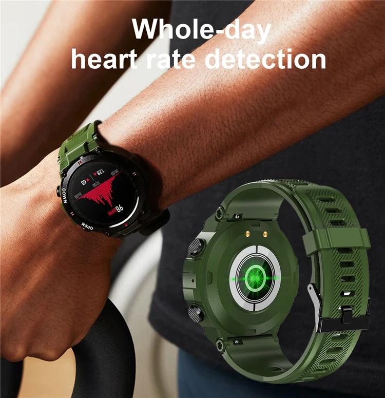 Chinese factory supplier supply  K27 Men's Sport Smart Watch 400mah Big Battery Heart Rate Fitness Tracker Sleep Monitor Ip67 Dafit Intelligent Wristband For Men - Buy Sport Smart Watch dafit Smartwatch 400mah Big Battery men Smart Watch smartwatch For Men heart Rate Fitness Tracker relojes Intelligentes k27 Smart Watch round Shape Smartwatch ips Display Smartwatch sleep Monitoring Smartwatch ip67 Waterproof Smartwatch heart Rate Monitoring Smartwatch