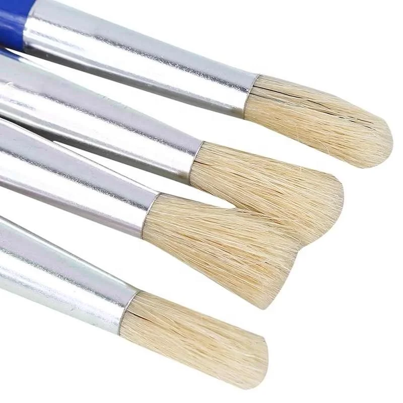 4pcs/set High Quality Candy Brushes New Paint Brush Oil Watercolor Painting for Children Gouache Drawing Art Supplies