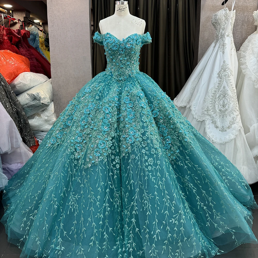 Quinceanera Dresses Beaded Handmade - Sweet 15 Party Gowns