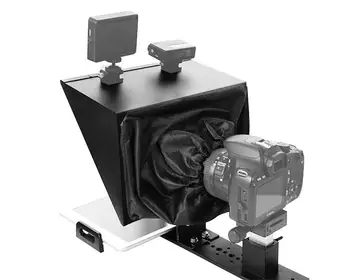 FEELWORLD TP13A Wide Angle Teleprompter Supports up to 11" Smartphone Tablet Prompting product image