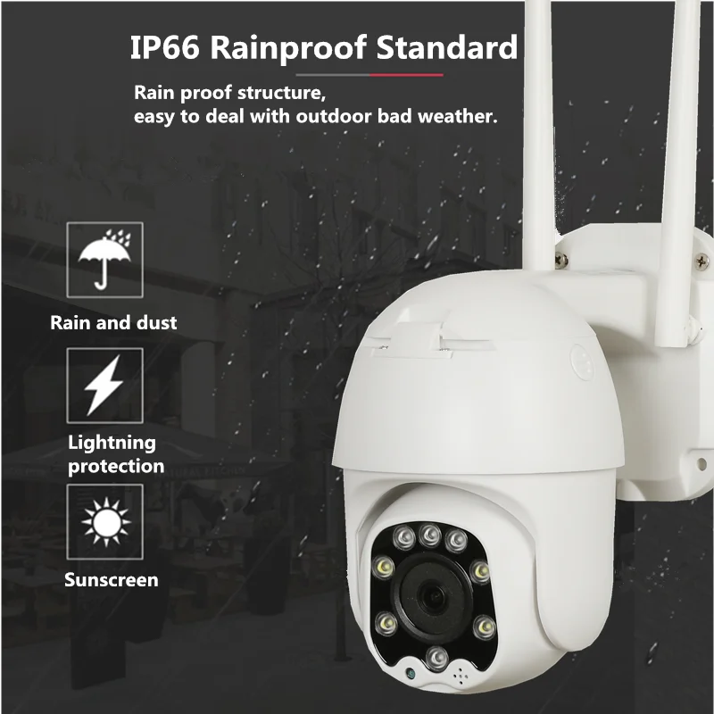 Megcam 1080P купол 2,5 дюймов пластиковые камеры обнаружения движения охранных обладает wifi, водонепроницаемая камера ночного видения ptz микро-шпион внутреннего наблюдения cctv