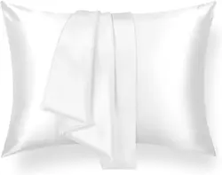 Лидер продаж на Amazon, лучшее качество, наволочка из 100% шелка тутового шелкопряда на 6A градусов, подарочный набор для волос и кожи со скрытой шелковой подушкой на молнии