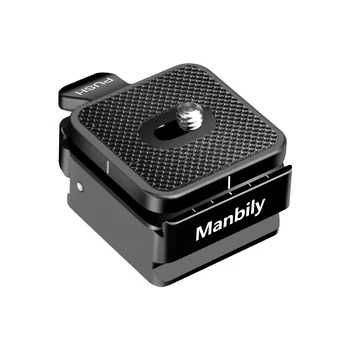 Manbily Quick Setup Kit With 1/4"or 3/8"Screw Camera Tripod Mount Ball Head Adapter Claw Quick Release Plate for Camera detail image