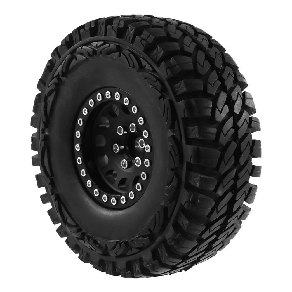 Оригинальный металлический 1 9 дюймов колесные диски ступицы резиновые шины набор для осевой TRX-4 1/10 RC гусеничная модель автомобиля запчасти