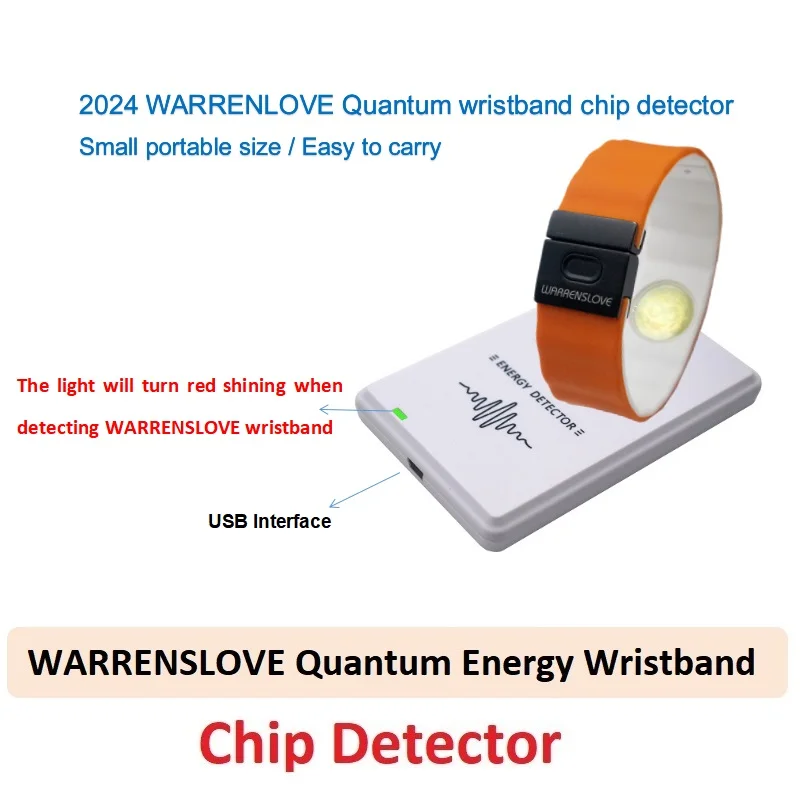 WARRENSLOVE量子エネルギーリストバンドチップ検出器バイオ