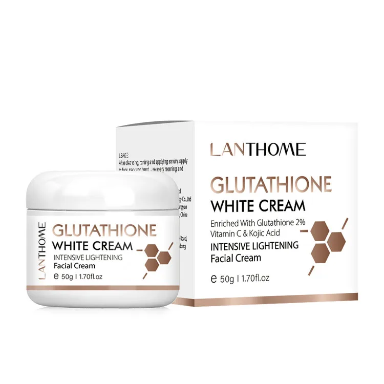 lanthome glutathione cream Whitening Face - & Vitamin C for All Skin Types Carbamide Forte Japanese Reduced Supplements Bottle Type:Clear Frosted Glass Glutathione plays a critical