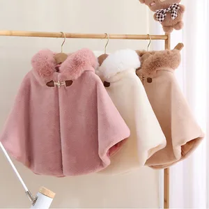 Newborn Baby Girls Autumn Winter Fashion Trench Coat Zipper Closure Solid Colors Polyester/Cotton Infant & Toddler Outerwear