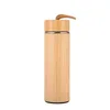 Tasse en bambou recouverte de bambou marron 420 ml-corde de levage