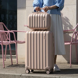 Unisex Large Capacity 4-Piece Travel Luggage Set PC Aluminum Trolley Case Spinner Caster TSA Lock 4*360 Wheels Carry-Ons