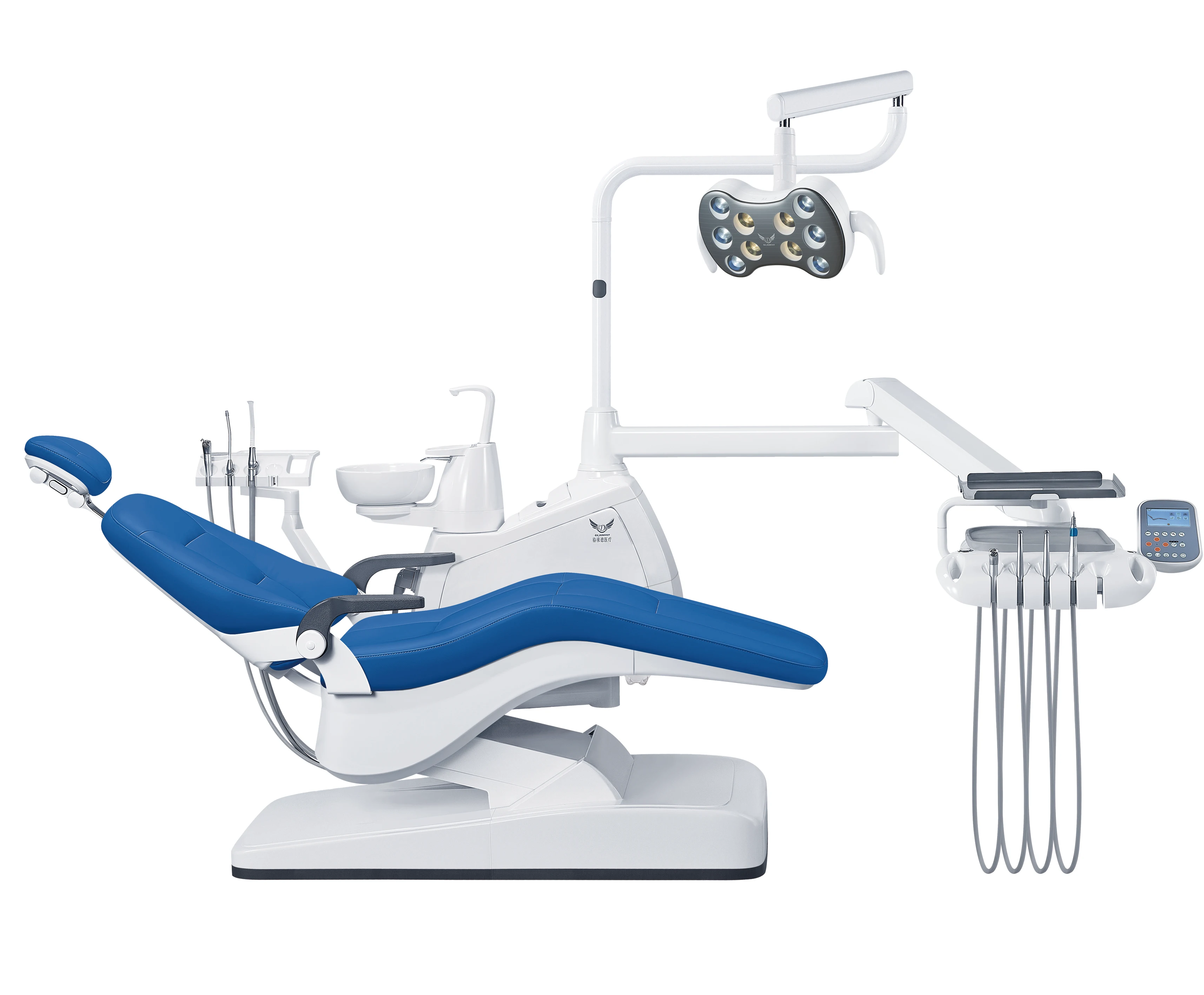 Luxury Dental Treatment Unit with European Pneumatics & 9-position Memory