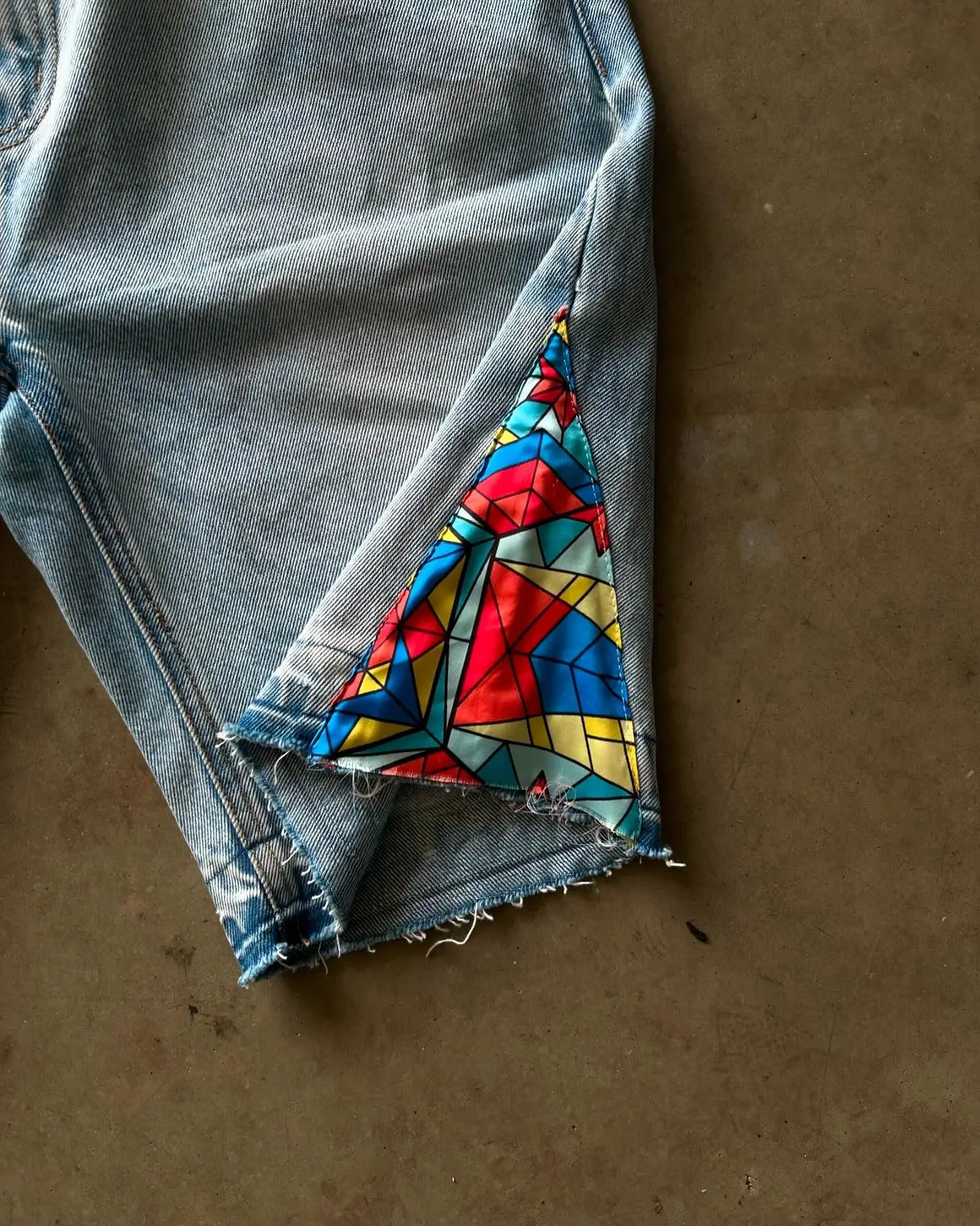 Shorts Manufacturer Summer Cotton Embroidery Rhinestone Print Distressed Vintage Washed Baggy Jeans Denim Shorts Jorts for Men gallery 3