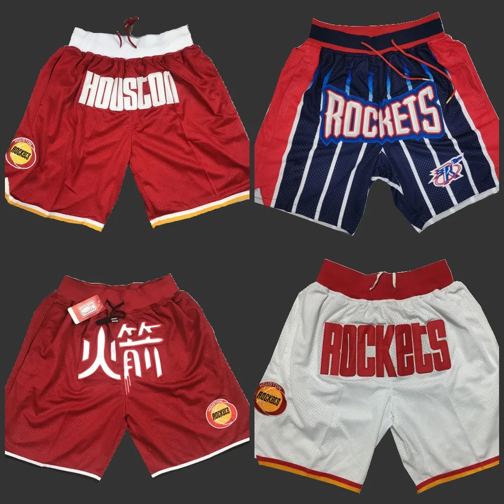 Wholesale Just Mens Don Pocket Houston Basketball Shorts Hip Hop Embroidery  Mesh Sports Wear Rocket - Buy Basketball Shorts,Houston Shorts,Rocket  Shorts Product on Alibaba.com