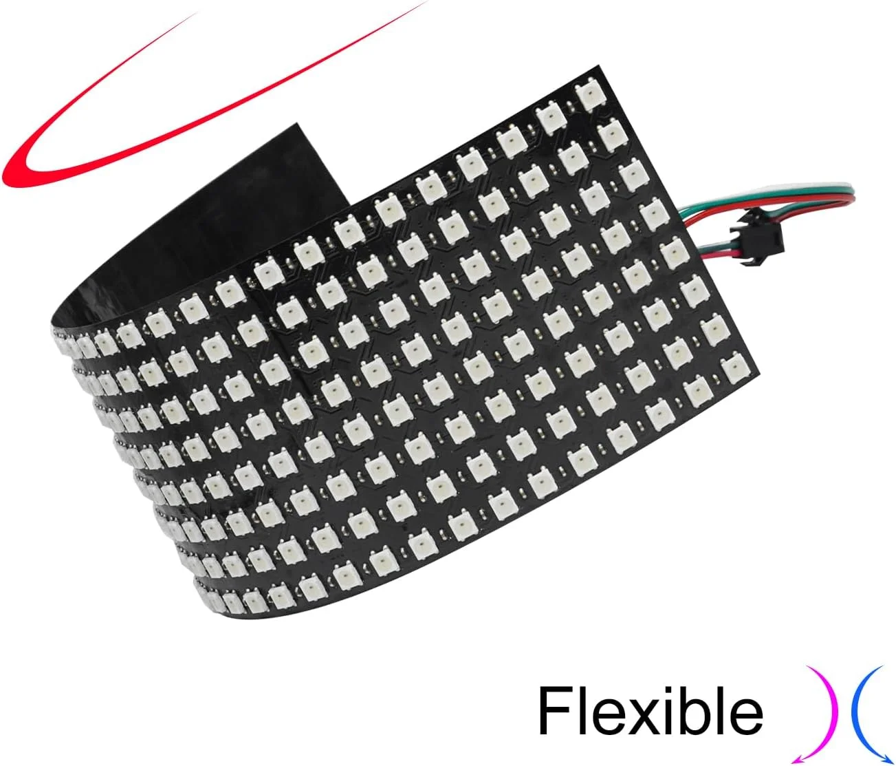 RGB RGBW LED Ws2812 Sk6813hv matrix Flexible and Cuttable Pixel Led Sheet Light Any Size Flex Led Panel 5v 12v 24v Dc