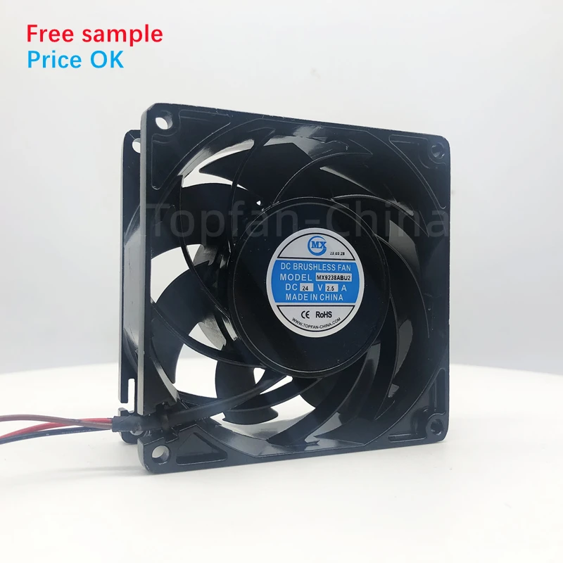 AVC DCTA0938B8H Ventilators Axial BLDC Fans 12v 48v DC Cooler Icebox Inverter Computer UPS Radiator 90mm 92mm Case Fan Cooling