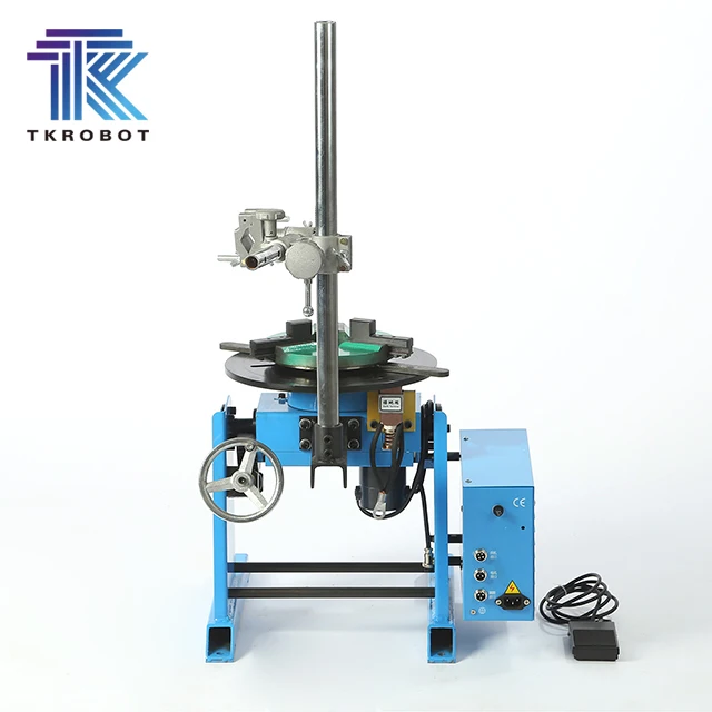 TKweld Multi-Functional CNC Automatic Rotary Welding Positioner Custom Load Capacities 30kg 600kg+ Motor Included Construction